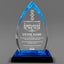 Employee Appreciation Awards - Acrylic Blue Oval Award - Personalize Online - Choose From 5 Designs