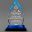 Employee Appreciation Awards - Acrylic Blue Oval Award - Personalize Online - Choose From 5 Designs