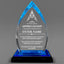 Appreciation Awards -  Acrylic Blue Oval Award - Personalize Online - Choose From 5 Designs