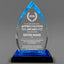 Appreciation Awards -  Acrylic Blue Oval Award - Personalize Online - Choose From 5 Designs