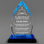 Appreciation Awards -  Acrylic Blue Oval Award - Personalize Online - Choose From 5 Designs