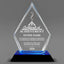 Achievement Awards - Blue Arrow Acrylic  Award - Personalize Online - Choose From 5 Designs