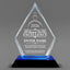 Achievement Awards - Blue Arrow Acrylic  Award - Personalize Online - Choose From 5 Designs