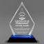 Achievement Awards - Blue Arrow Acrylic  Award - Personalize Online - Choose From 5 Designs