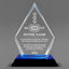 Retirement Awards - Blue Arrow Acrylic Award - Personalize Online - Choose From 5 Designs