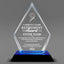 Retirement Awards - Blue Arrow Acrylic Award - Personalize Online - Choose From 5 Designs