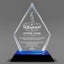 Retirement Awards - Blue Arrow Acrylic Award - Personalize Online - Choose From 5 Designs
