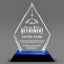 Retirement Awards - Blue Arrow Acrylic Award - Personalize Online - Choose From 5 Designs