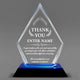 Thank You Awards - Blue Arrow Acrylic Award - Personalize Online - Choose From 5 Designs