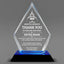 Thank You Awards - Blue Arrow Acrylic Award - Personalize Online - Choose From 5 Designs