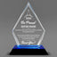 Thank You Awards - Blue Arrow Acrylic Award - Personalize Online - Choose From 5 Designs