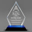 Thank You Awards - Blue Arrow Acrylic Award - Personalize Online - Choose From 5 Designs
