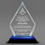 Thank You Awards - Blue Arrow Acrylic Award - Personalize Online - Choose From 5 Designs