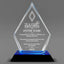 Employee Appreciation Awards - Blue Arrow Acrylic Award - Personalize Online - Choose From 5 Designs