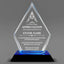 Appreciation Awards - Blue Arrow Acrylic - Personalize Online - Choose From 5 Designs