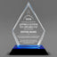 Appreciation Awards - Blue Arrow Acrylic - Personalize Online - Choose From 5 Designs