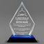 Appreciation Awards - Blue Arrow Acrylic - Personalize Online - Choose From 5 Designs