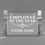 Employee Appreciation Awards - Clear Crystal Facet Block Awards - Personalize Online - Choose From 5 Designs