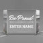 Thank You Awards - Clear Crystal Facet Block Awards - Personalize Online - Choose From 5 Designs