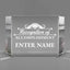 Achievement Awards - Clear Crystal Facet Block Awards - Personalize Online - Choose From 5 Designs