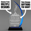 Achievement Awards - Blue Flame Awards - Personalize Online - Choose From 5 Designs