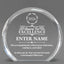 Achievement Awards - Clear Round Acrylic Awards - Personalize Online - Choose From 5 Designs