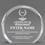 Achievement Awards - Clear Round Acrylic Awards - Personalize Online - Choose From 5 Designs