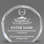 Achievement Awards - Clear Round Acrylic Awards - Personalize Online - Choose From 5 Designs