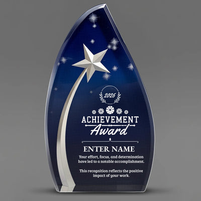 Achievement Awards - Acrylic Star Powered Awards - Personalize Online – Choose From 5 Designs