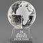 Long Service Awards - Optical Crystal Globe Awards - Personalize Online – Choose From 5 Designs