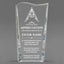 Appreciation Awards - Clear Crystal Facet Wave Awards - Personalize Online – Choose From 5 Designs