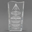 Appreciation Awards - Clear Crystal Facet Wave Awards - Personalize Online – Choose From 5 Designs