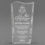 Employee Appreciation Awards - Clear Crystal Facet Wave Awards - Personalize Online – Choose From 5 Designs