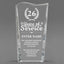 Long Service Awards - Clear Crystal Facet Wave Awards - Personalize Online – Choose From 5 Designs
