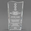 Retirement Awards - Clear Crystal Facet Wave Awards - Personalize Online – Choose From 5 Designs