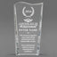 Achievement Awards - Clear Crystal Facet Wave Awards - Personalize Online – Choose From 5 Designs