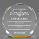 Employee Appreciation Awards - Gold Octagon Acrylic Awards - Personalize Online – Choose From 5 Designs