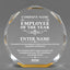 Employee Appreciation Awards - Gold Octagon Acrylic Awards - Personalize Online – Choose From 5 Designs