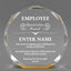 Employee Appreciation Awards - Gold Octagon Acrylic Awards - Personalize Online – Choose From 5 Designs