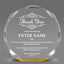 Thank You Awards - Gold Octagon Acrylic Awards - Personalize Online – Choose From 5 Designs