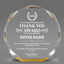 Thank You Awards - Gold Octagon Acrylic Awards - Personalize Online – Choose From 5 Designs