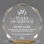 Long Service Awards | Gold Octagon Acrylic Award | Personalize Online – Choose From 5 Designs