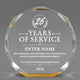 Long Service Awards | Gold Octagon Acrylic Award | Personalize Online – Choose From 5 Designs