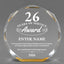 Long Service Awards | Gold Octagon Acrylic Award | Personalize Online – Choose From 5 Designs