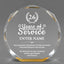 Long Service Awards | Gold Octagon Acrylic Award | Personalize Online – Choose From 5 Designs