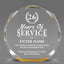 Long Service Awards | Gold Octagon Acrylic Award | Personalize Online – Choose From 5 Designs