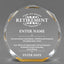 Retirement Awards - Gold Octagon Acrylic Awards - Personalize Online – Choose From 5 Designs