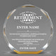 Retirement Awards - Gold Octagon Acrylic Awards - Personalize Online – Choose From 5 Designs