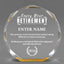 Retirement Awards - Gold Octagon Acrylic Awards - Personalize Online – Choose From 5 Designs