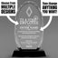 Employee Appreciation Awards - Optical Crystal Glass Oval Facet Awards - Personalize Online – Choose From 5 Designs